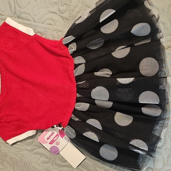 Minnie Mouse Red and Black Polka Dot Dress - Picture 4 of 4
